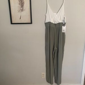 Leith Elastic Waist Crop Jumpsuit